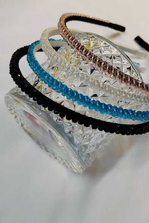 46 Combo Pack of Crystal Hairband , 4pc - Image 1