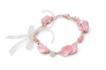 Girls Pink Floral Pearl Hairband | Elegant Flower Headband for Baby Girls & Kids | Party Wear Hair Accessory for Birthday - Image 3